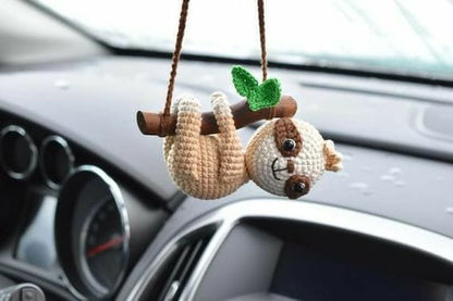 Car Mirror Hanging Monkey Decor