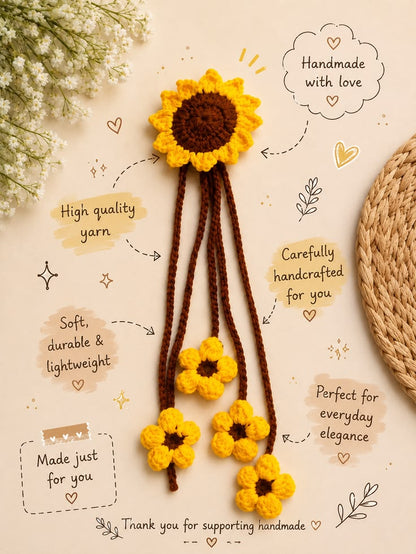 Sunflower Hair Tie