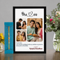 Raksha Bandhan photo frame with 1 free rakhi ( any random designs)