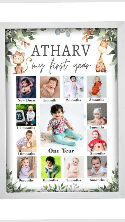 Baby 1st Year A4 Frame