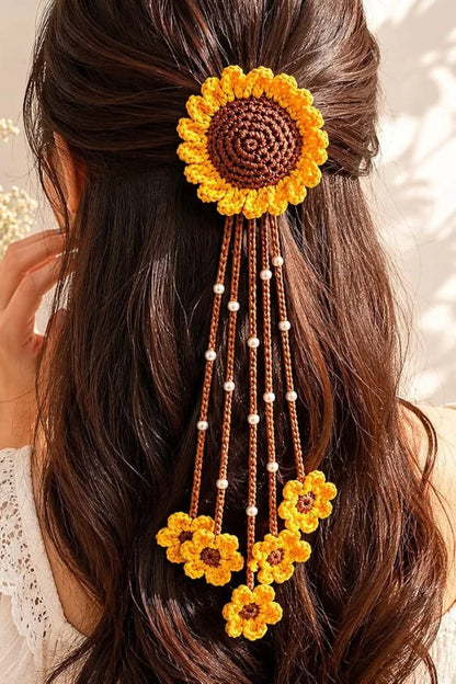 Sunflower Hair Tie